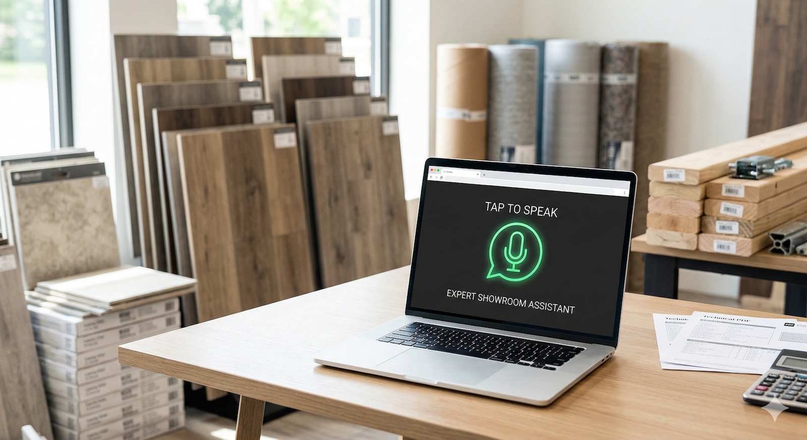 Selling Home Building Materials Online: How Voice AI Acts as Your Digital Showroom Assistant