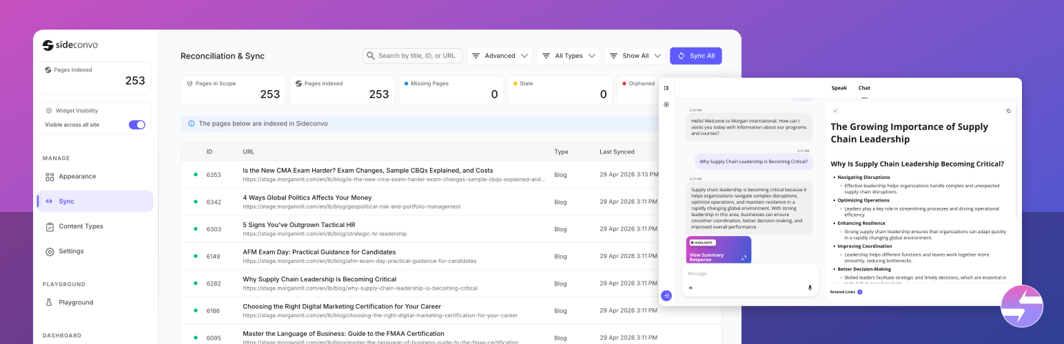How to Set Up and Use the Sideconvo WordPress Plugin